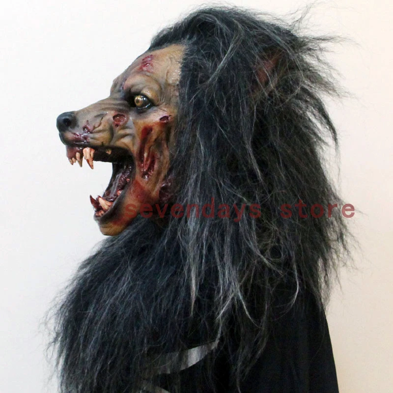 Новинка 2018 страшная маска вампиров оборотней для Хэллоуина зомби | Дом и сад