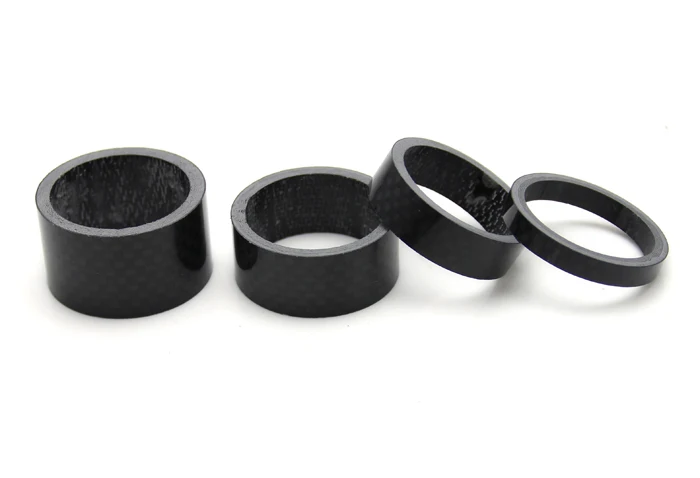 Комплект Шайбы велосипедной гарнитуры из углеродного волокна прокладка