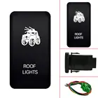 12В кнопочный переключатель Белый светодиодный свет крыши для Toyota Tacoma Hilux Cruiser 2005-2011