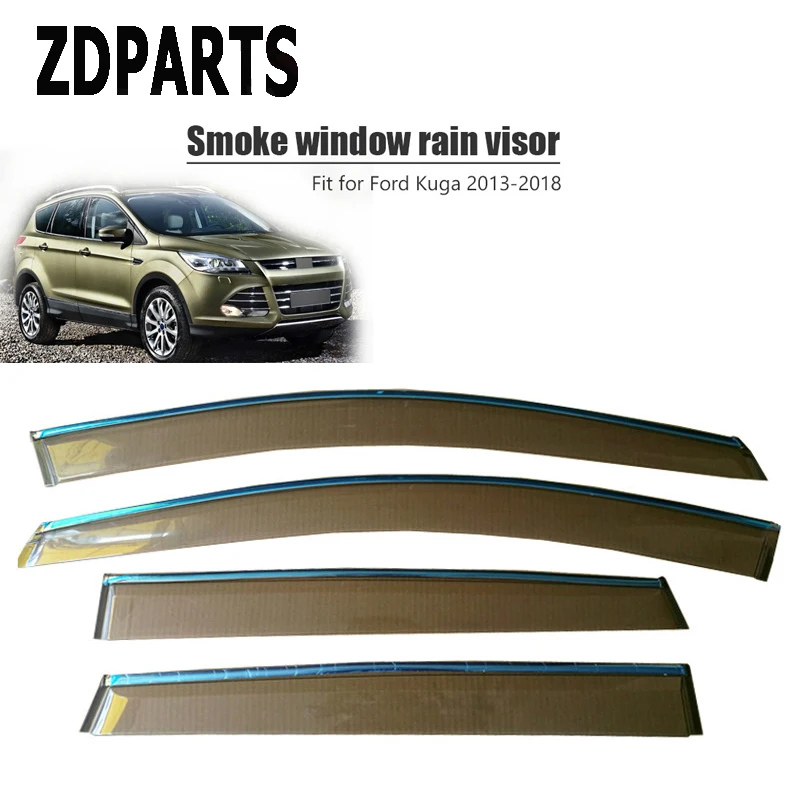 ZDPARTS 4 шт. автомобильный дефлектор для защиты от ветра защита солнца дождя и