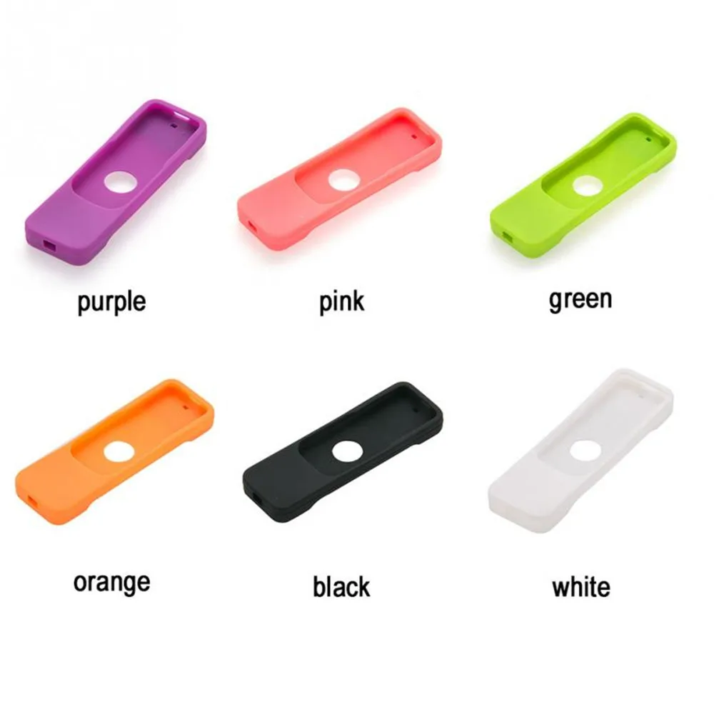 Colorful Silicone Protective Case Cover Skin for Apple TV 4 Remote Control Waterproof Dust Cover images - 6