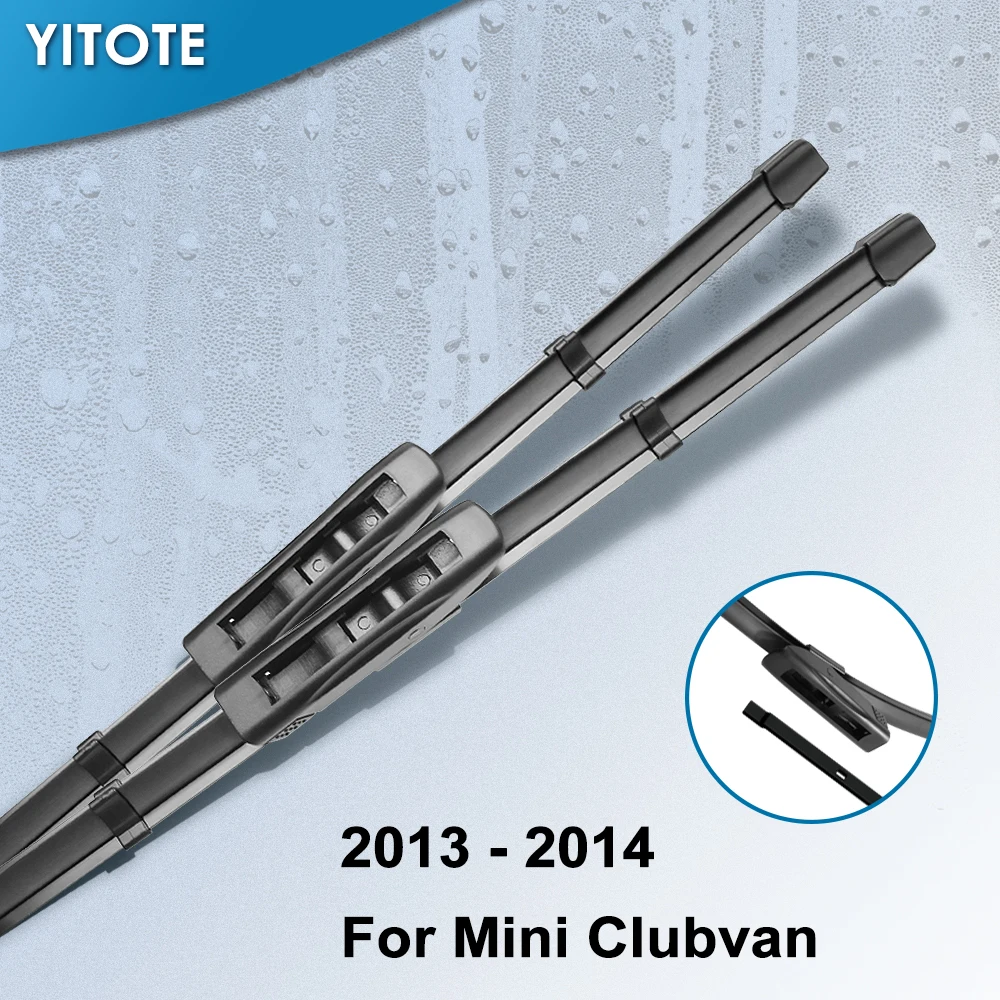 

YITOTE Wiper Blades for Mini Clubvan R55 Fit Bayonet Arms 2013 2014