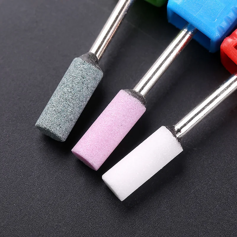 Blueness 1PC Ceramic Stone Sharp Nail Drill Bits Corundum Material Electric Apparatus For Manicure Accessory Grinding Tools | Красота и