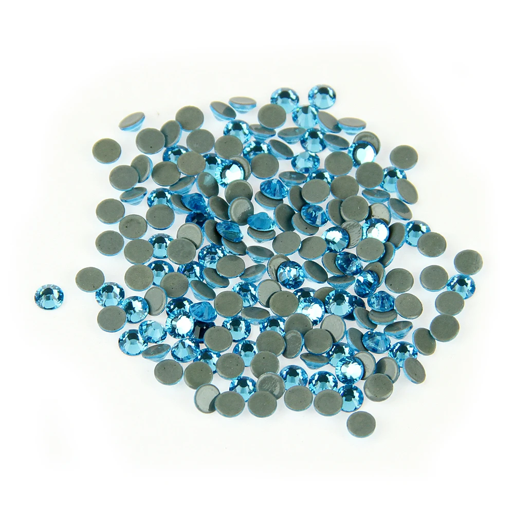 

Aquamarine SS20 4.6-4.8mm,100 Gross DMC HotFix FlatBack Crystals Shiny Iron-on Garment Heat Transfer Rhinestone Stones