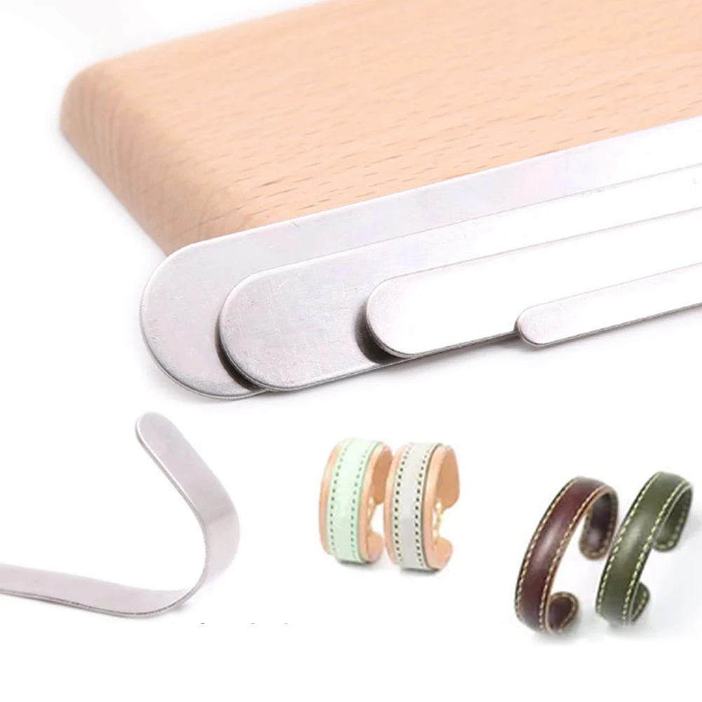 2 шт. ручная работа нержавеющая сталь растительного дубления ручной браслет