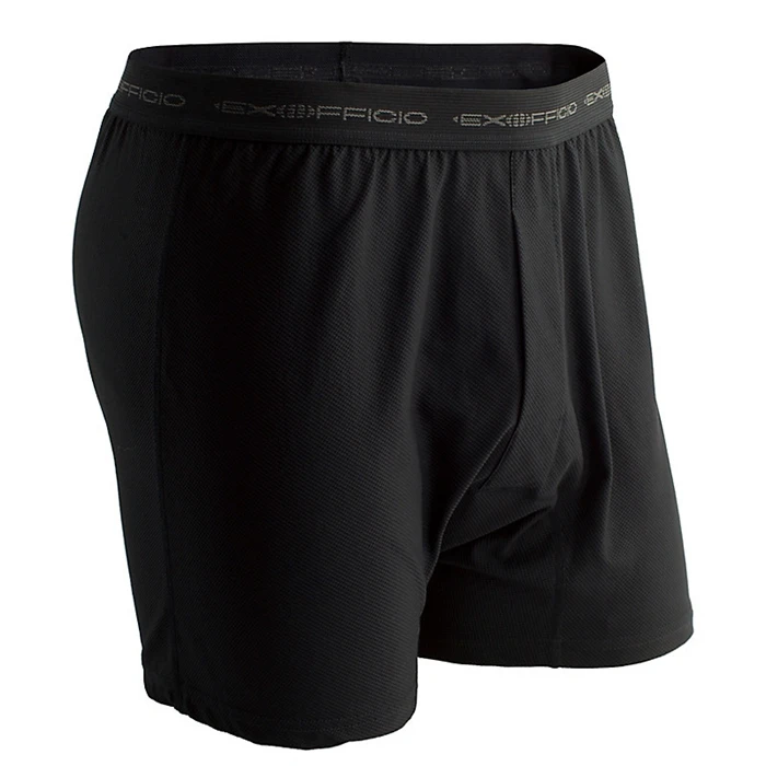 2019 Exofficio нижнее белье мужские боксеры свободное Cueca Homme De Marque черные серые США