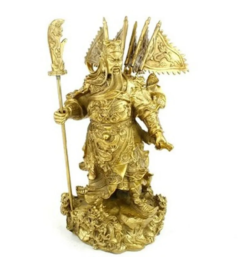 

opening Guan Gong Guan Statues Copper sculpture home ornaments Kowloon Guan large bronze statue decoration town house