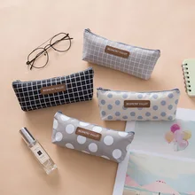 Пенал для карандашей в горошек Kalemlik Kalem Kutusu Estojo Escola Cute Lapices Trousse