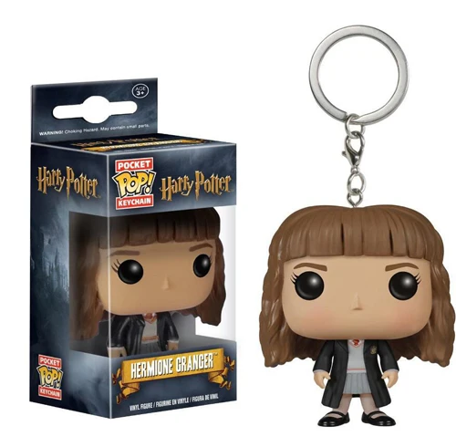 HERMIONE GRANGER FUNKO POP брелок Marvel странные вещи Капитан Америка Сейлор Мун Игра престолов малефисент с коробкой - Цвет: HERMIONE GRANGER