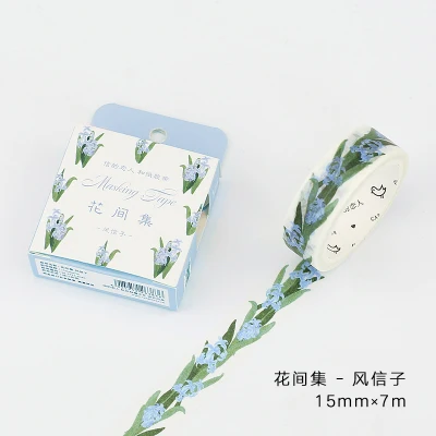 15/30 мм сад серии японская лента Washi Kawaii анимальный Декор Стикеры s цветы клейкой ленты уплотнение прикольный канцелярский стикер - Цвет: XDLR 0134