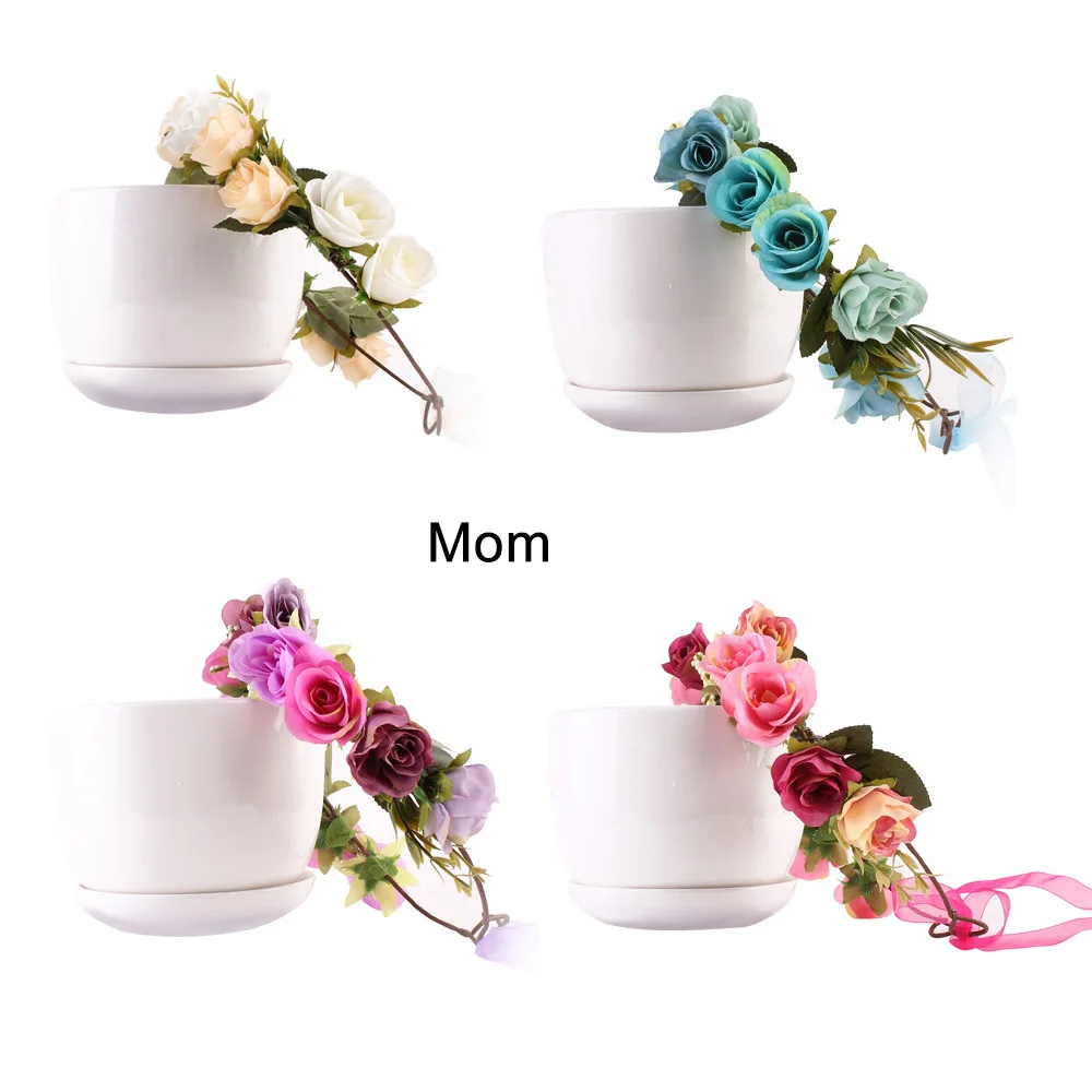 Ободок для волос Мама и я ободок с цветами аксессуар 2020|newborn headband|flower headbandhair band
