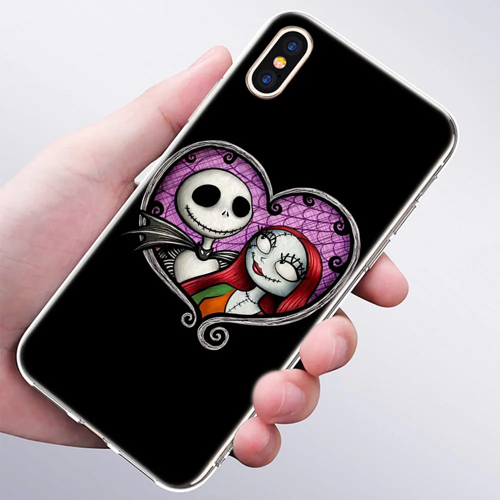 009 Модный силиконовый чехол Jack skellington для Apple IPhone 11 Pro XS Max X XR 7 8 6 6s Plus 5S SE TPU мягкий чехол для телефона s - Цвет: 009