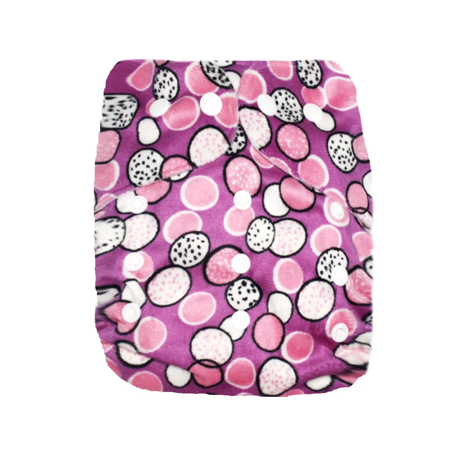 Minky7 Miababy многоразовый тканевый подгузник регулируемый подгузник Многоразовые подгузники из ткани 0-2years, на Возраст 3-15 кг для малышей - Цвет: Minky7