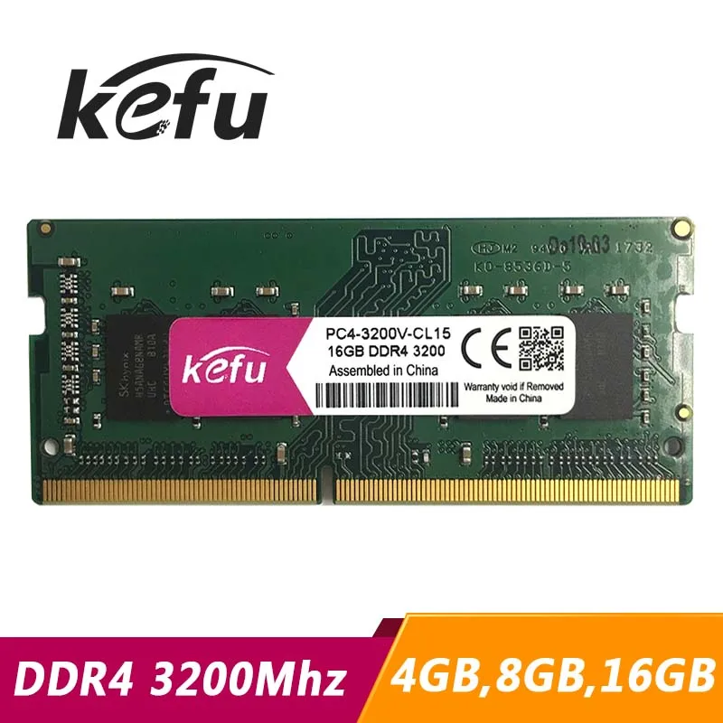 DDR4 ноутбук 4 ГБ 8 оперативной памяти 16 Гб встроенной 3200 ddr4 PC4-3200V МГц