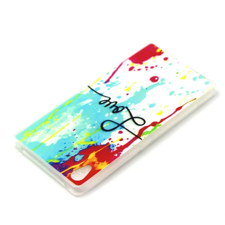 Дело мода Для Sony Xperia Z4 Ultra Thin Тпу Imd Тонкий Силиконовые Мягкий Крышку Сотового