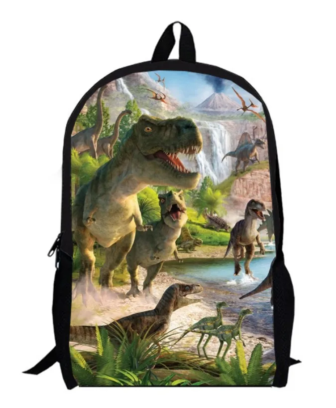 С принтом динозавр рюкзак аниме животное дракон птица лошадь собака Для женщин