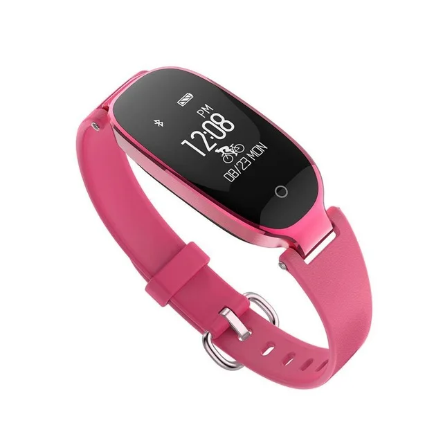 S3 Rose S3 plus S3plus S4 водонепроницаемые женские часы с монитором сердечного ритма, фитнес-трекер, умные часы, Смарт-часы для Android IOS - Цвет: S3 Rose