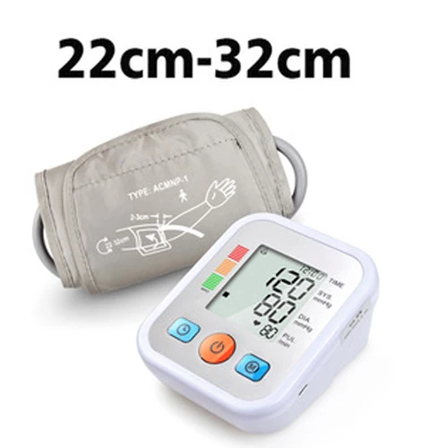 Normal cuff 22-32 cm Высококачественный Домашний медицинский цифровой верхний монитор артериального давления на руку Сфигмоманометр тонометр для автоматического измерения - Цвет: Normal cuff 22-32 cm