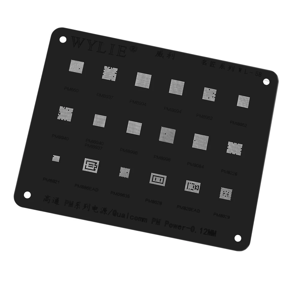 WYLIE черный трафарет Bluetooth Wifi cpu IF power IC для Android серии мобильных телефонов чип