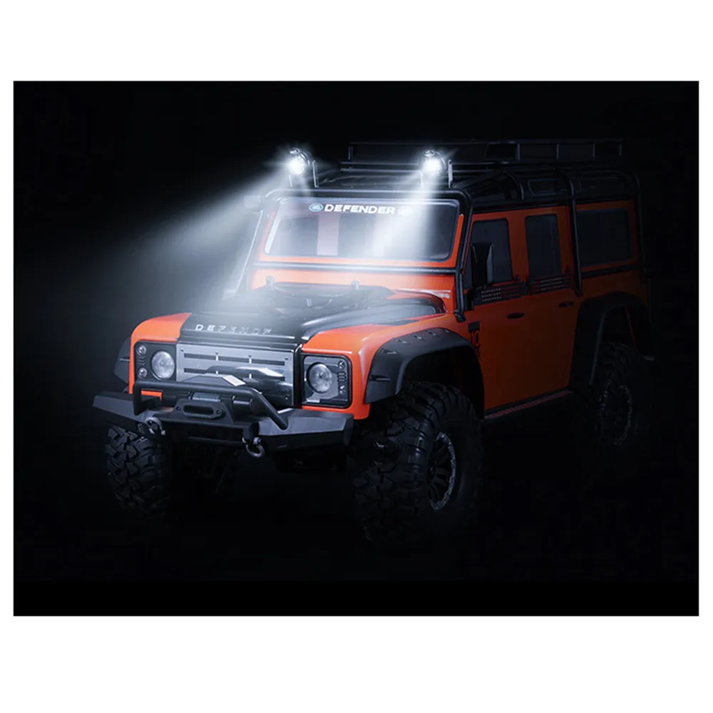 DIY прожектор корпус для DJ TRAXXAS TRX-4 Land Rover Ford RC автомобили металлический прожектор корпус Чехол запчасти