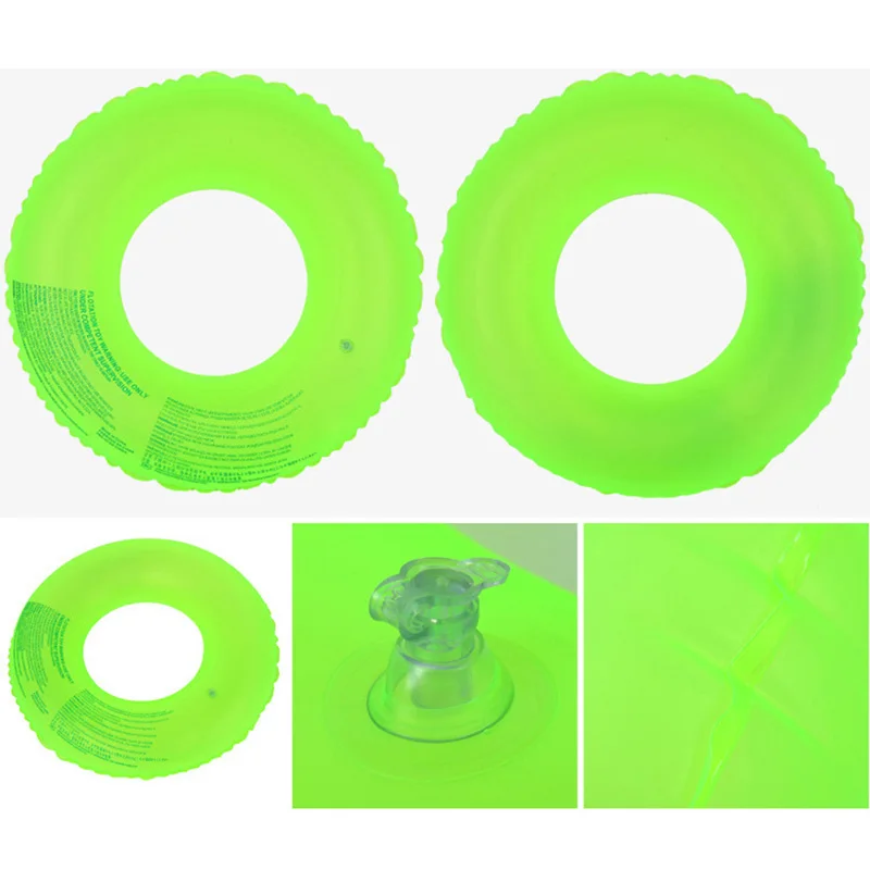 Newly Inflatable Swimming Ring Pool Float Water Toys Fluorescence Mattress For Kids Adults Beach Sea Party BF88 | Спорт и