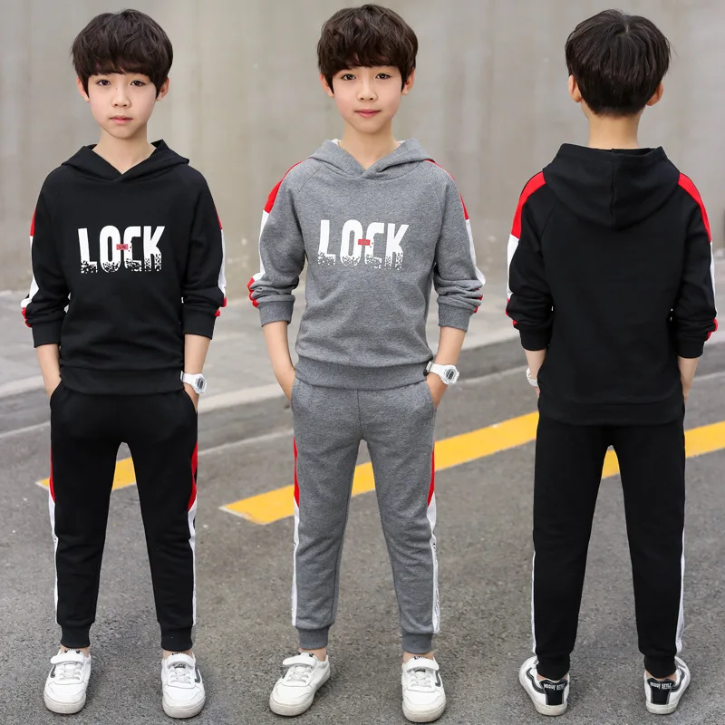 Одежда для мальчиков Спортивный костюм Изысканная детская одежда осенне-зимние