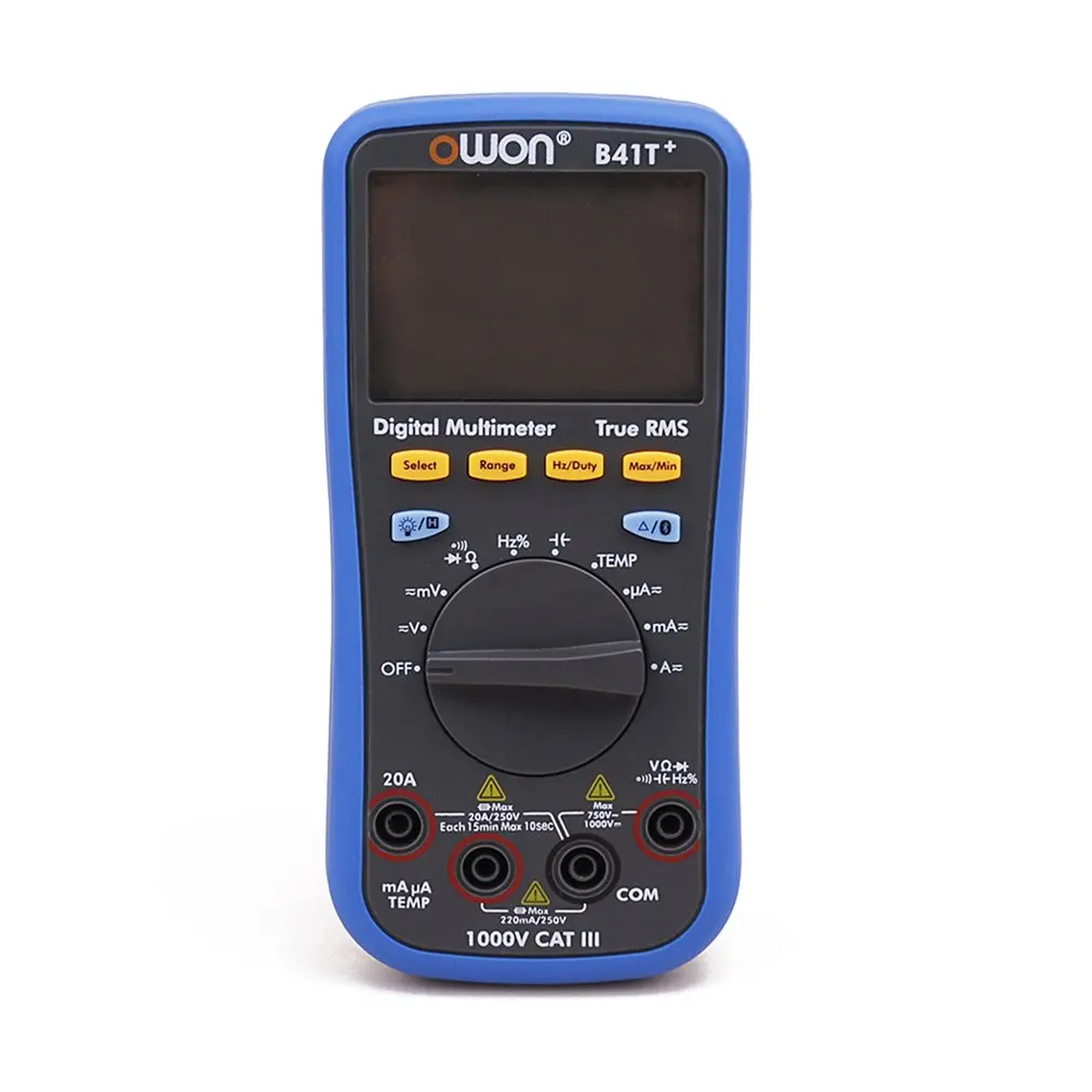 Owon B41T + цифровой мультиметр с подсветкой ЖК-мультиметр Bluetooth AC/DC Вольтметр