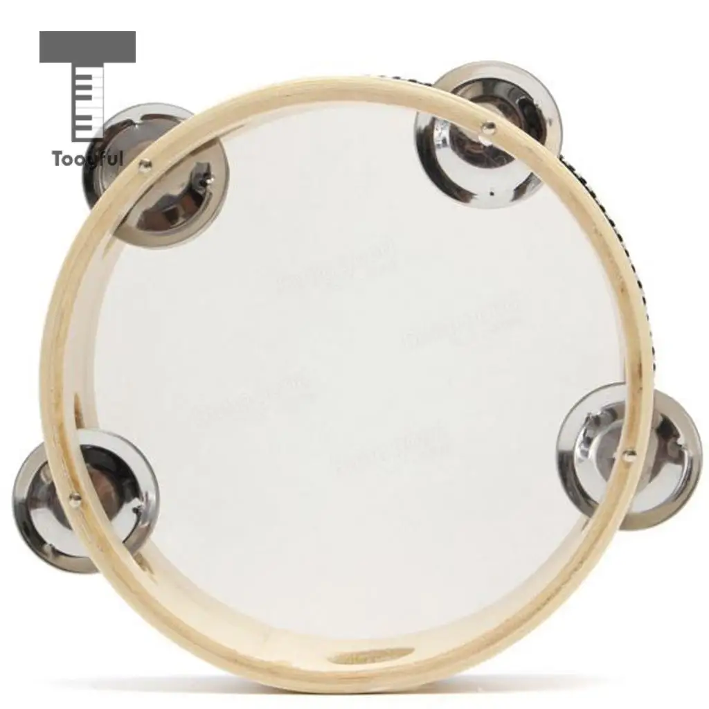 Tooyful 1 комплект колокольчик Cymbal + бубен ручная перкуссия музыкальный инструмент