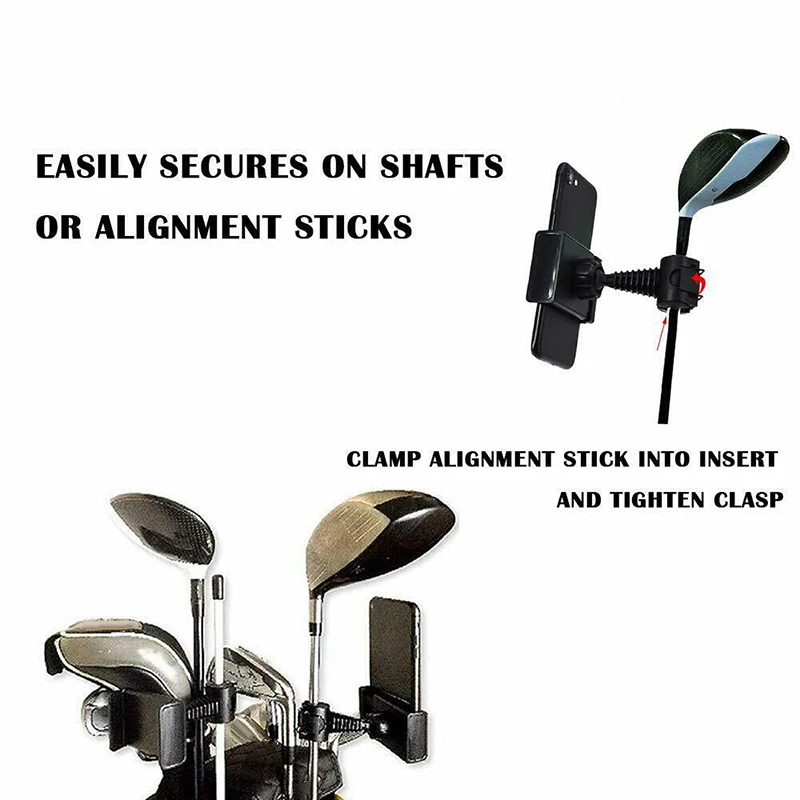 

Golf Phone Holder Clip Golf Swing Recording Training Aids Golf Accessories