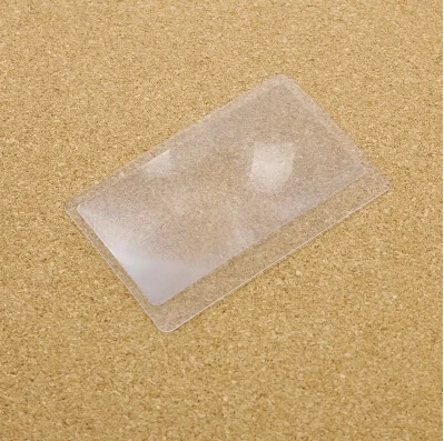 100 шт./лот ультратонкий кошелек для кредитных карт портативная ручная лупа чтения