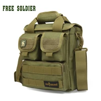 free soldier 100 cordura material ykk zipper hikingcamping single shoulder bags mens tactical handy bags