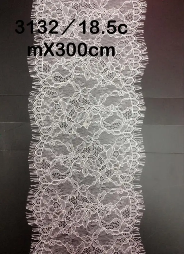 2015 Высокая мода вышивка дизайн Африканский Белый Тюль кружевная ткань для женщин