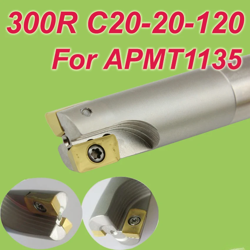 Бесплатная доставка 300R SHK 20 мм L:120 индексируемая торцевая фреза Arbor режущие