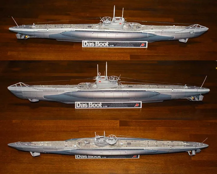 Бумажная модель Второй мировой войны немецкая подводная лодка U U-BOOT U96 3D бумажная