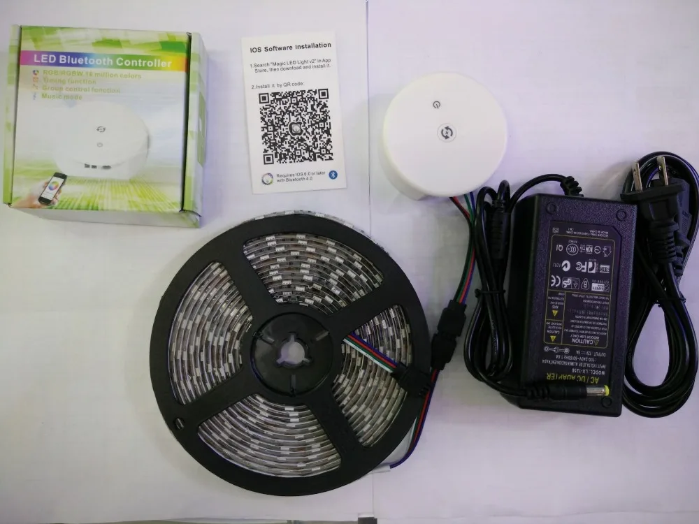 Гибкая светодиодная лента 5 м/рулон 300 светодиодов RGBW/RGB SMD 5050 + НЛО IOS и Android Bluetooth