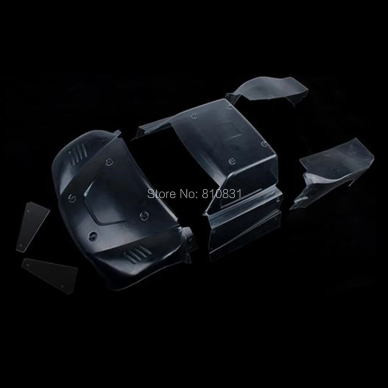 Полностью прозрачный автомобильный комплект оболочки для LOSI 5IVE-T ROVAN LT KM X2 DTT |