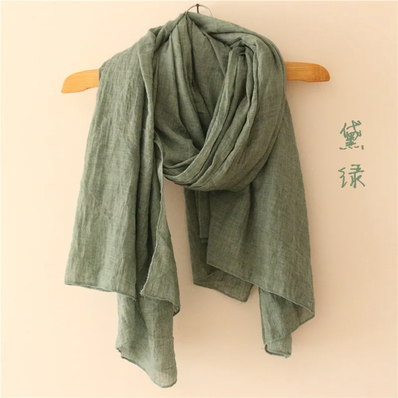 Осень/Зима 2016 новинка Женский однотонный Ретро Простой шарф Mori girl оригинальные