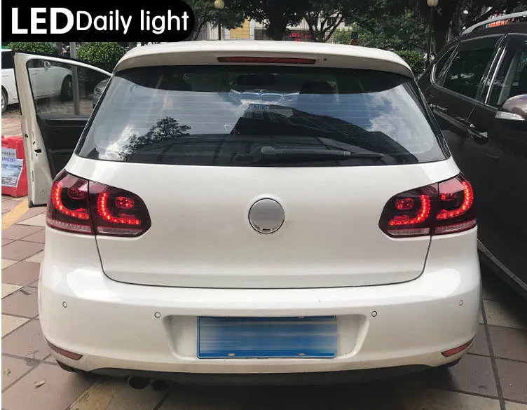 Для VW Golf 6 светодиодный задний светильник s 2009-2012 mk6 автомобильный Стайлинг