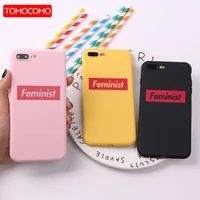 for 8 8plus x 7 7plus feminist girls woman fashion soft silicone matte case fundas cover for iphone 13 12 11pro xs max