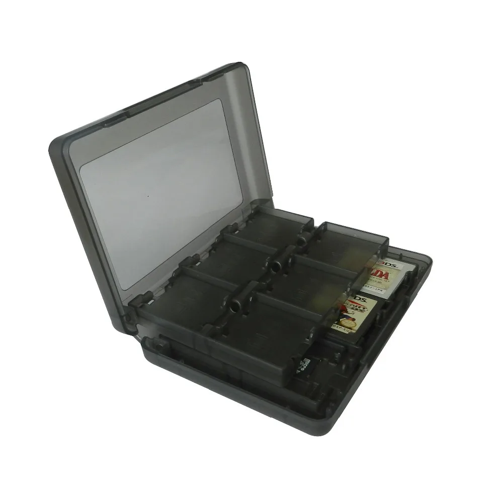 16-in-1 White/Black Protective Memory Card Storage Case Holder Box for Nintendo 3DS/ DSi / DSiLL 3DSLL |