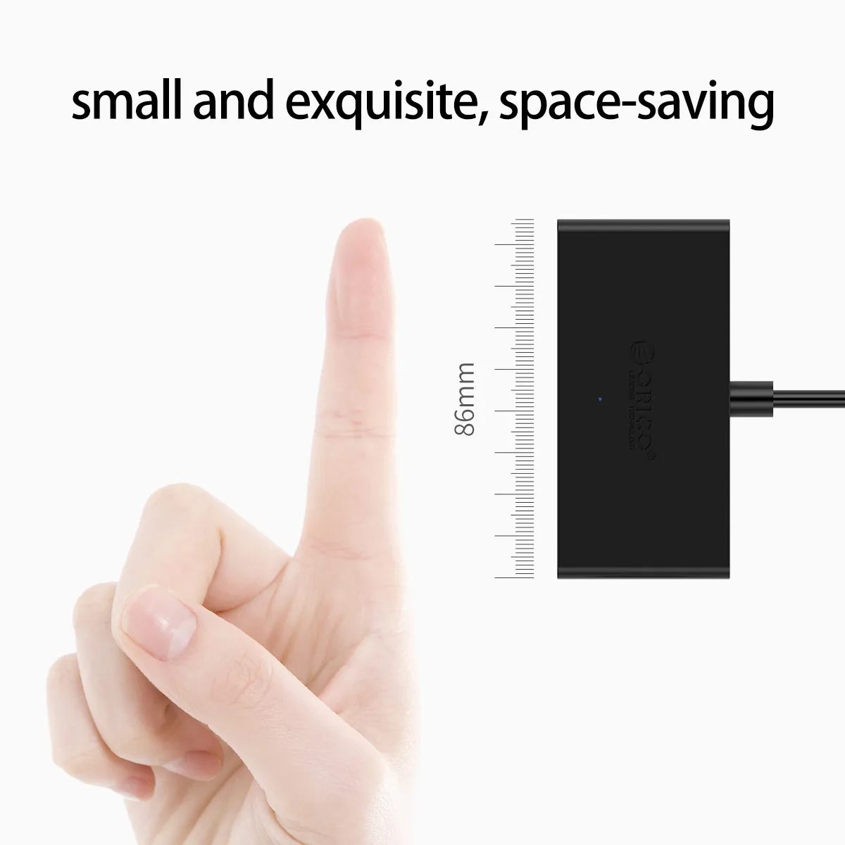 Высокоскоростной Концентратор ORICO USB 3 0 с 4 портами usb-порт концентратор Micro-Port для