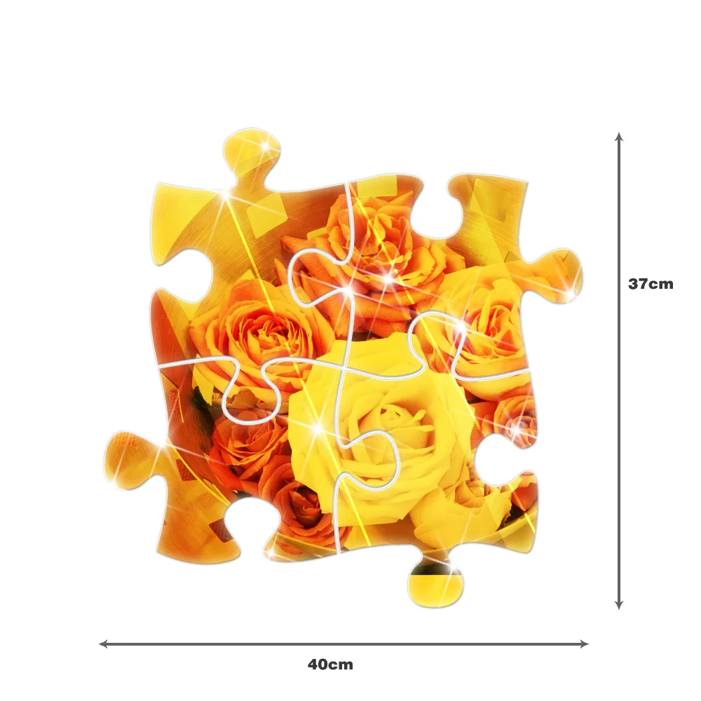 Креативные строительные блоки Funlife пазлы зеркальные настенные наклейки фоновые