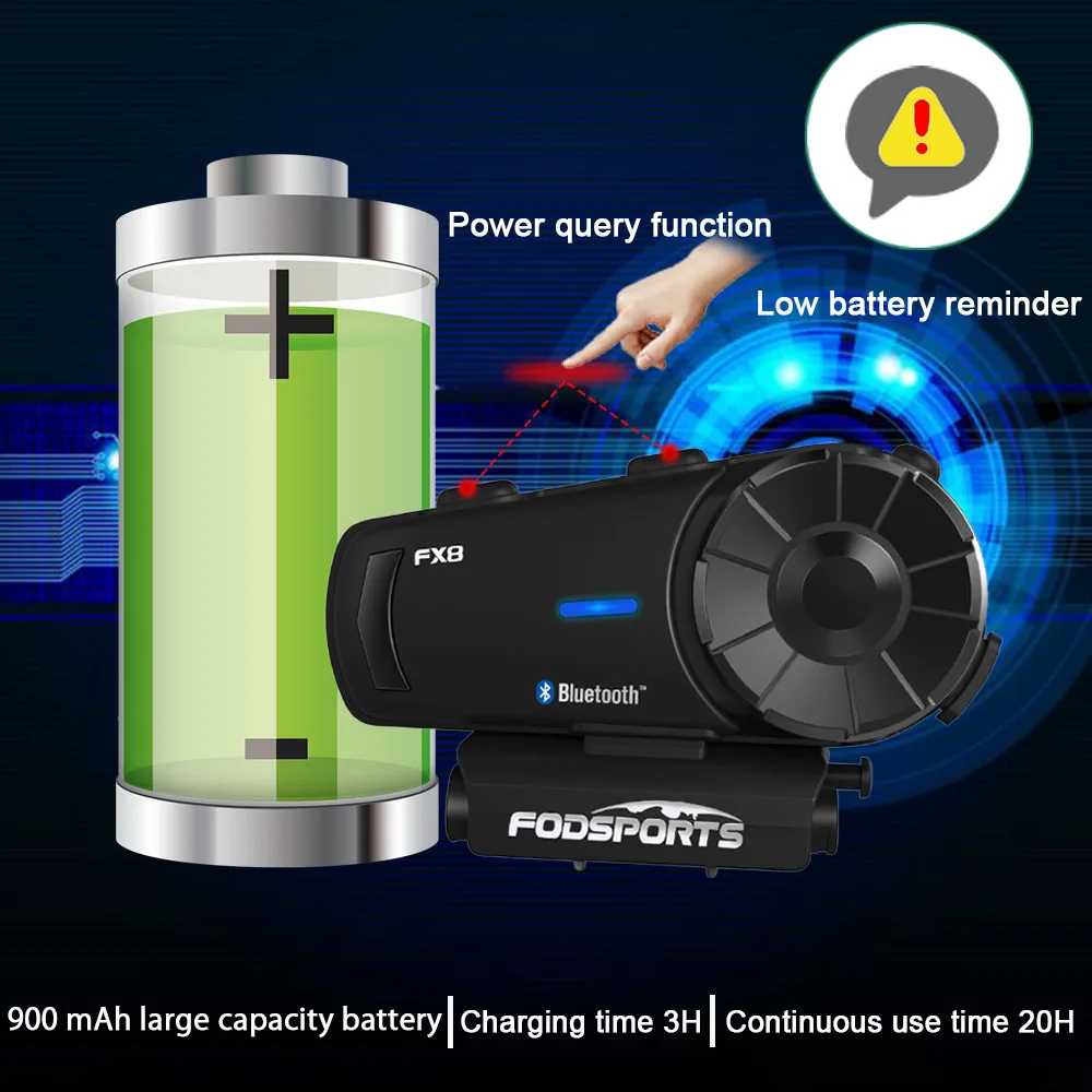 Fodsports 2 шт. FX8 шлем домофон мотоцикл Bluetooth гарнитура 8 Rider 1000 м мото Intercomunicador FM