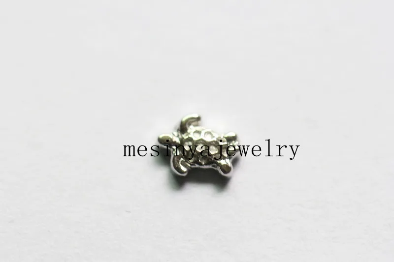 10 шт Черепаховые плавающие амулеты для стеклянного медальона минимальная сумма