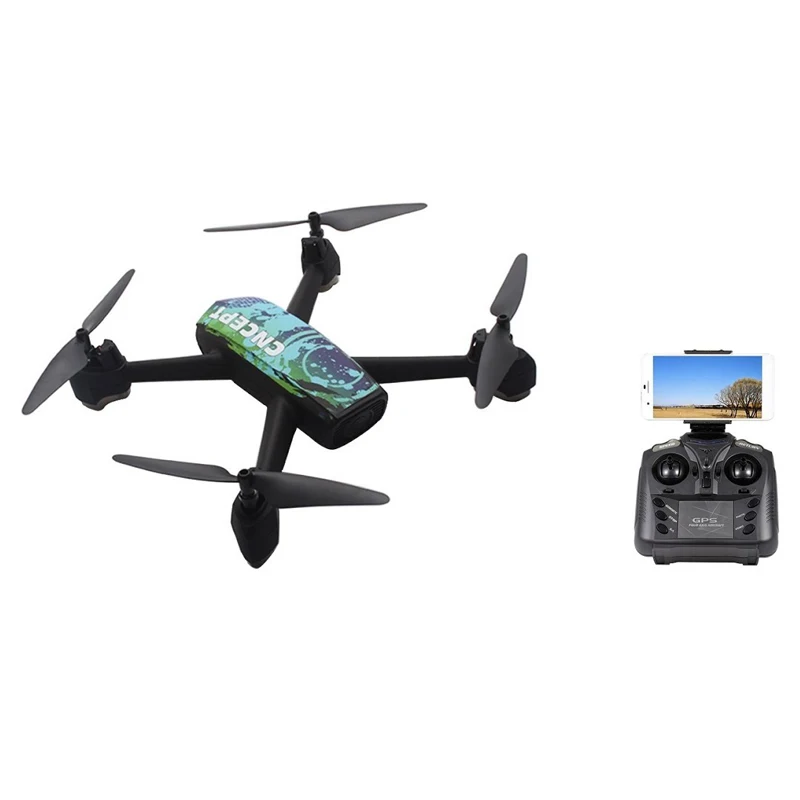 JXD 518 RC Квадрокоптер 720 P HD камера wifi FPV gps горная точка Дрон 2 4 ГГц 6 оси гироскоп мини