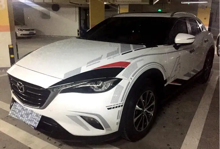 CX-4 speed model KK высокое качество автомобиля тела Фильм стикер бумага для Mazda 3 Axela седан/хэтчбек, CX-4, CX-5, Atenza или другие модели автомобилей - Название цвета: CX-4 speed model
