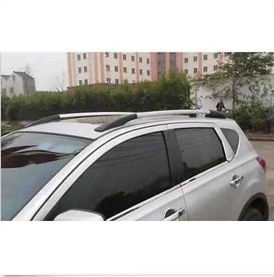 Боковые рейки на крышу для Nissan Qashqai Dualis 2007 2013|Хромирование| |