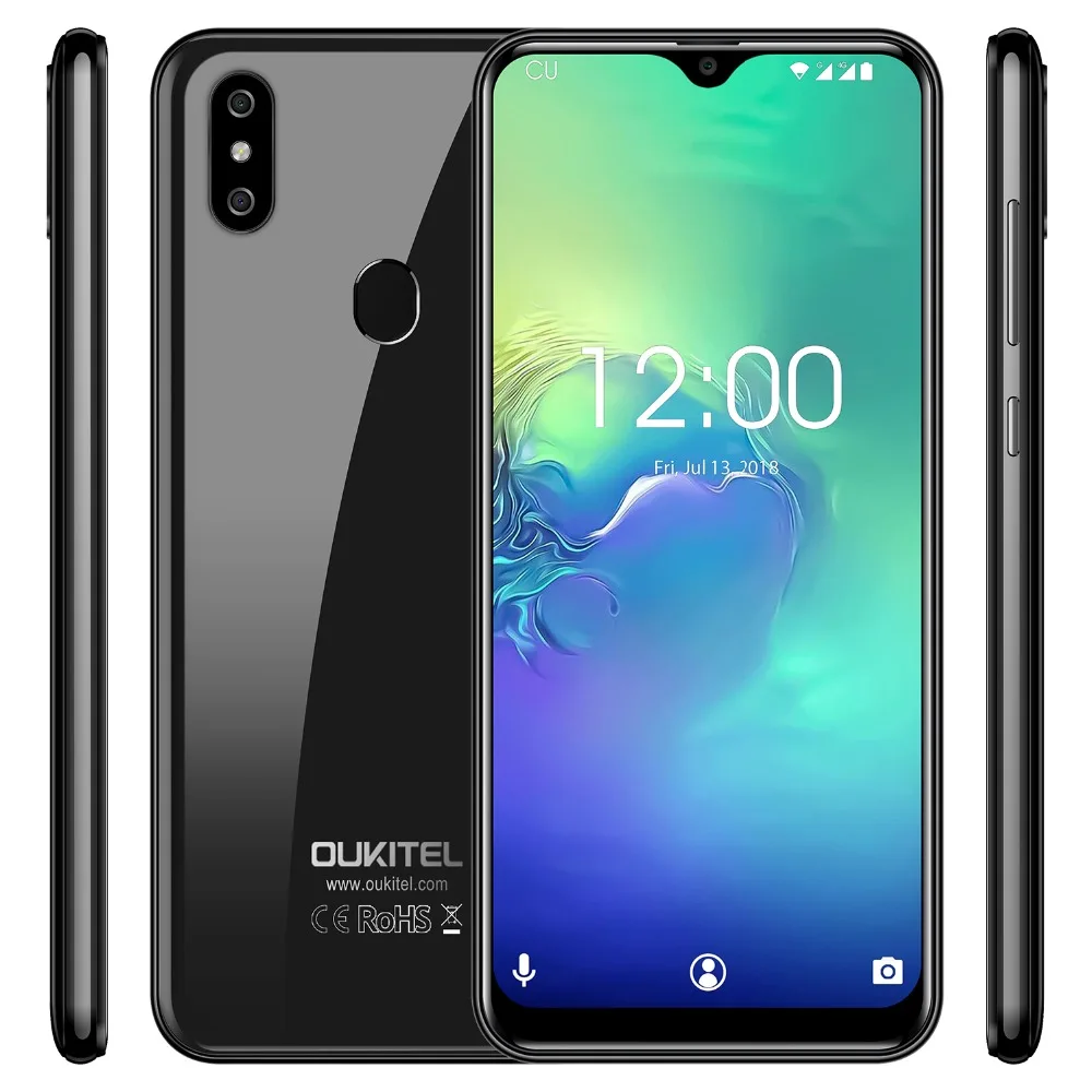 OUKITEL C15 Pro 2 Гб 16 Android 9 0 мобильный телефон 4 ядра отпечатков пальцев уход за кожей