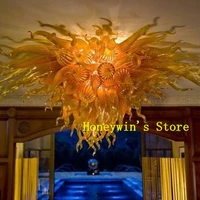 gold glass flower ceiling light led light wonderful design hotel home decoration style murano blown glass ceiling light