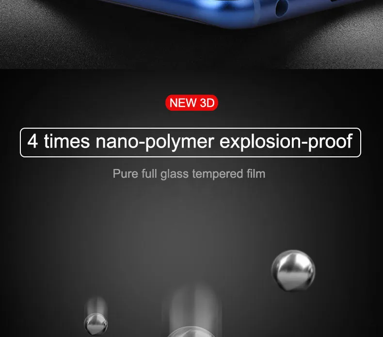3D полное покрытие из закаленного стекла для huawei P smart Honor 9 Lite 8 10 Lite V9 Play V10 8 9 10 Защитная стеклянная пленка для экрана